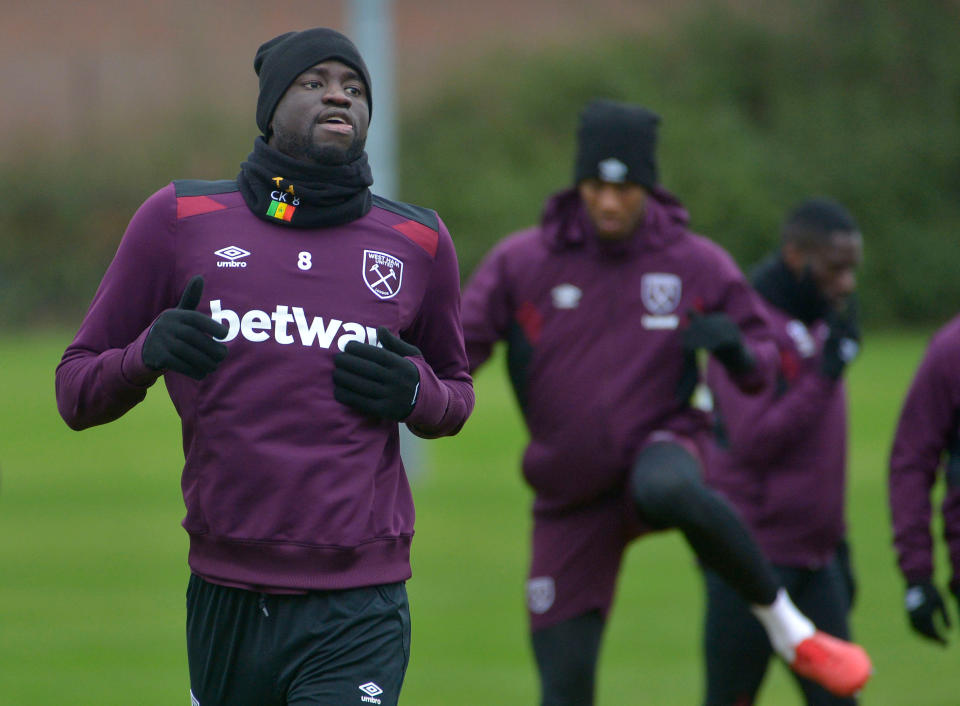 Senegalese midfielder Cheikhou Kouyate has been a regular for West Ham since arriving at the club in 2014. (Getty)