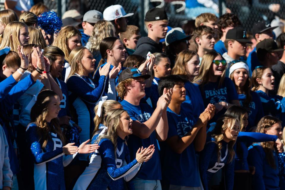 Beaver High School plays Enterprise High School in the 1A football state championship at Southern Utah University in Cedar City on Saturday, Nov. 11, 2023. | Megan Nielsen, Deseret News