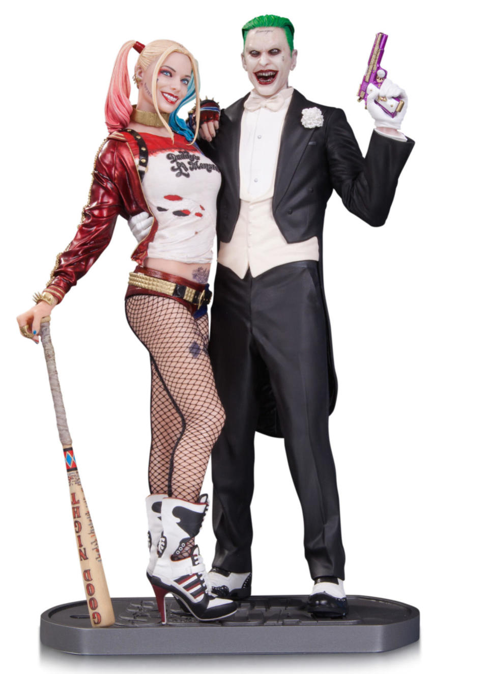 Harley Quinn (Margot Robbie) and The Joker (Jared Leto)