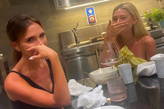 Victoria Beckham/Instagram Victoria Beckham (left) and Nicola Peltz photographed together