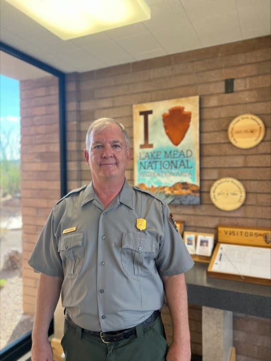 John Haynes with the National Parks Service said DUIs, fatalities, and dangerous activity have risen at Lake Mead National Recreation Area. (KLAS/Lauren Negrete) 