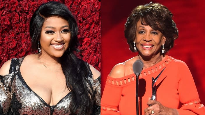 Jazmine Sullivan and Rep. Maxine Waters, theGrio.com