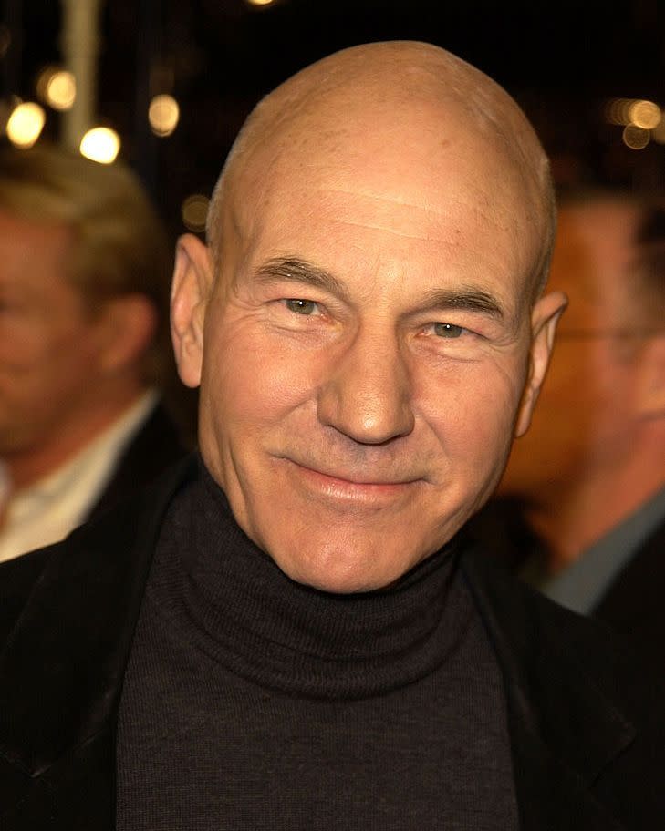 Patrick Stewart (head that's bare)