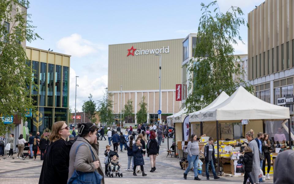 The Glass Works, a new shopping development in Barnsley