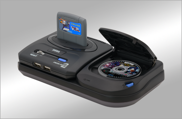 Sega Mega Drive mini 2 console and controller from Japan