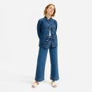 <p><strong>Everlane</strong></p><p>everlane.com</p><p><a href="https://go.redirectingat.com?id=74968X1596630&url=https%3A%2F%2Fwww.everlane.com%2Fproducts%2Fwomens-denim-chore-jacket-darkindigo&sref=https%3A%2F%2Fwww.harpersbazaar.com%2Ffashion%2Ftrends%2Fg37038622%2Feverlane-summer-sale-best-items%2F" rel="nofollow noopener" target="_blank" data-ylk="slk:Shop Now;elm:context_link;itc:0;sec:content-canvas" class="link ">Shop Now</a></p><p><strong><del>$88</del> $35</strong> </p><p>This jacket will be your go-to outer layer by fall. Our favorite feature? Those roomy pockets.</p>