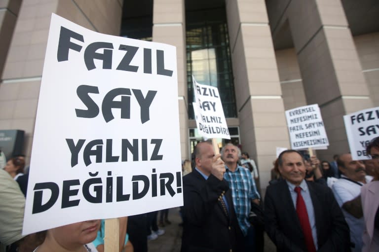 The case against Say, an atheist, caused consternation among secular Turks worried about what they see as a creeping Islamism under the ruling Justice and Development Party