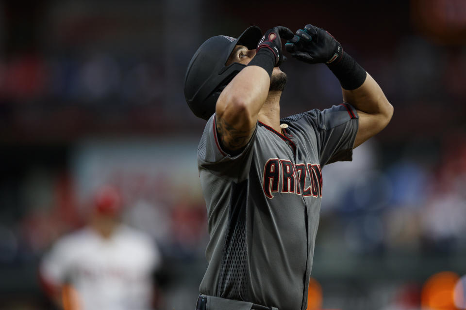 David Peralta 。(AP Photo/Matt Slocum)