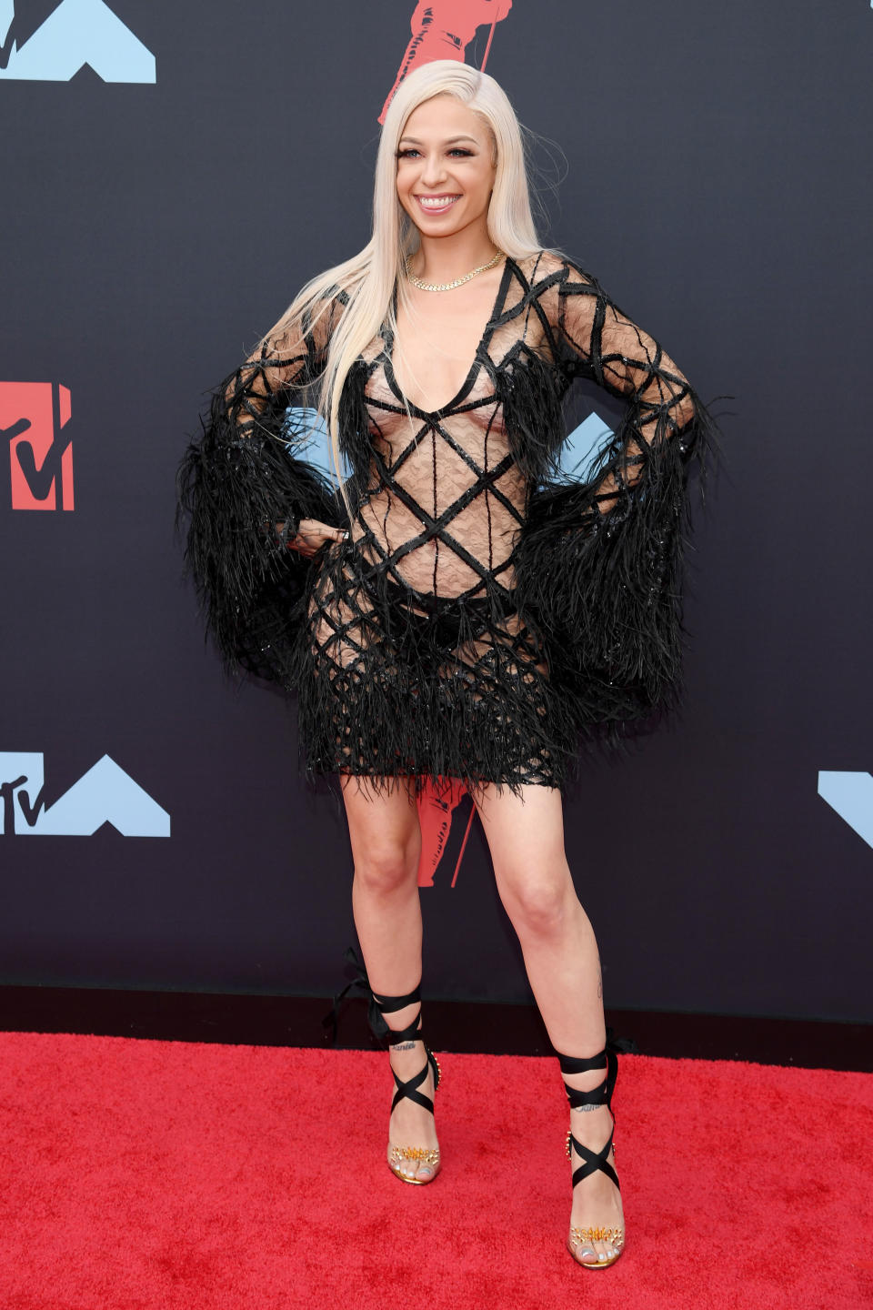 NEWARK, NEW JERSEY - AUGUST 26: Mariahlynn attends the 2019 MTV Video Music Awards at Prudential Center on August 26, 2019 in Newark, New Jersey. (Photo by Dimitrios Kambouris/Getty Images)