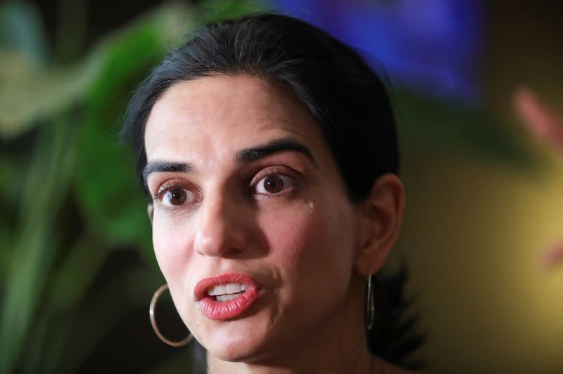 Param-Preet-Singh, International Justice Program associate director speaks during an interview at the Novotel World Forum in The Hague