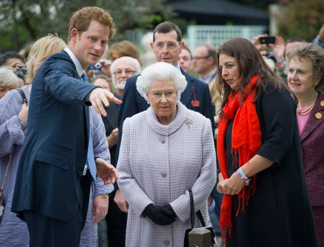 Harry and the Queen