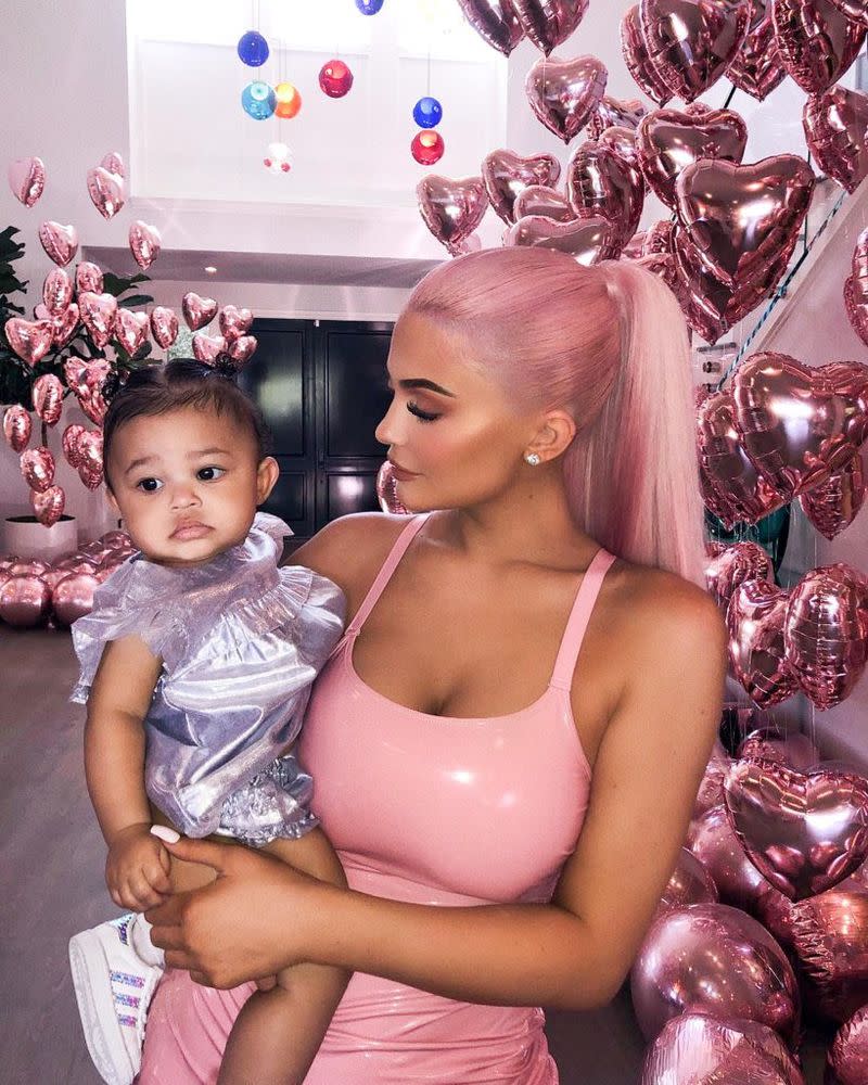 Kylie Jenner Posts Twinning Shots of Her and Stormi as Babies