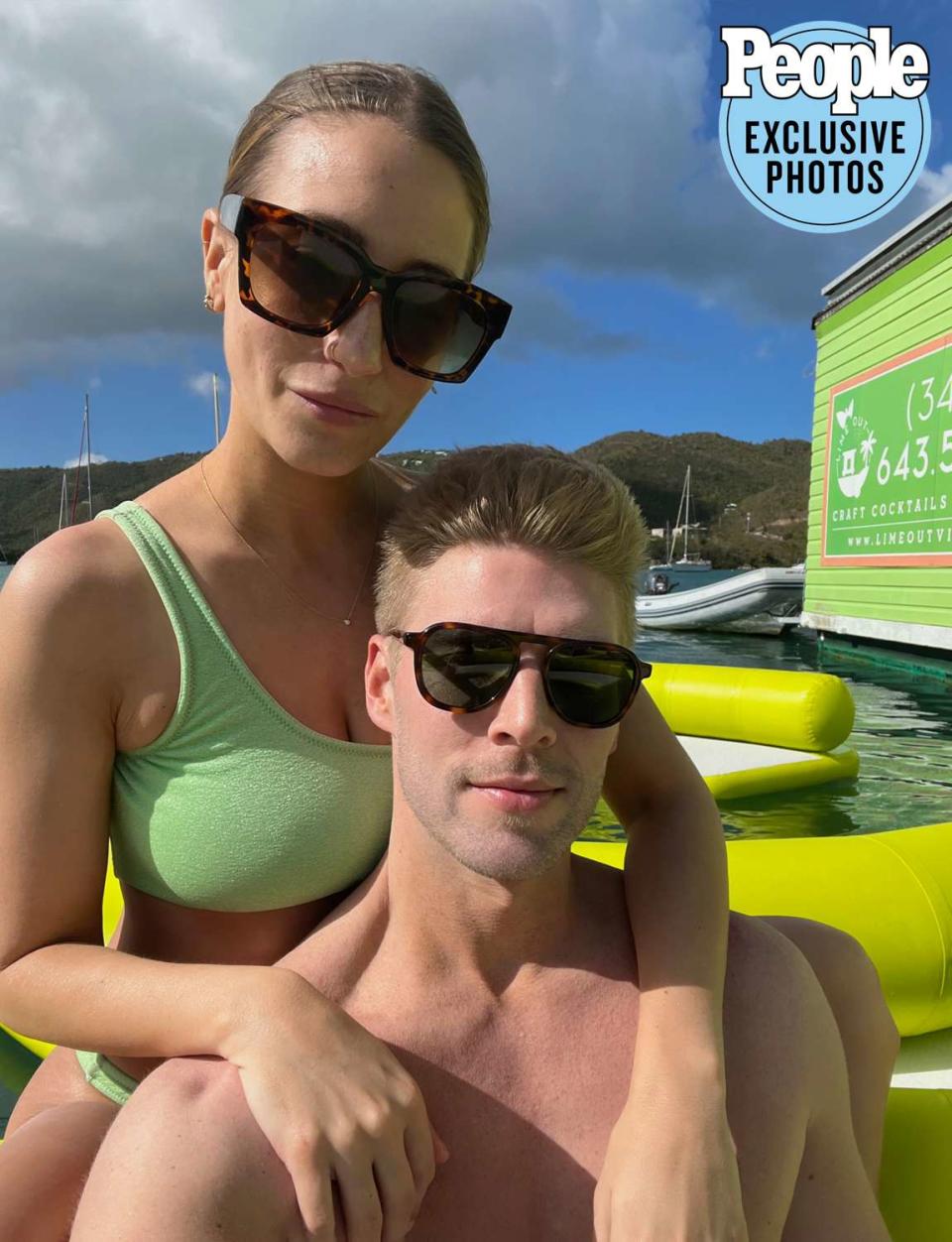 Kyle Cooke and Amanda Batula honeymoon