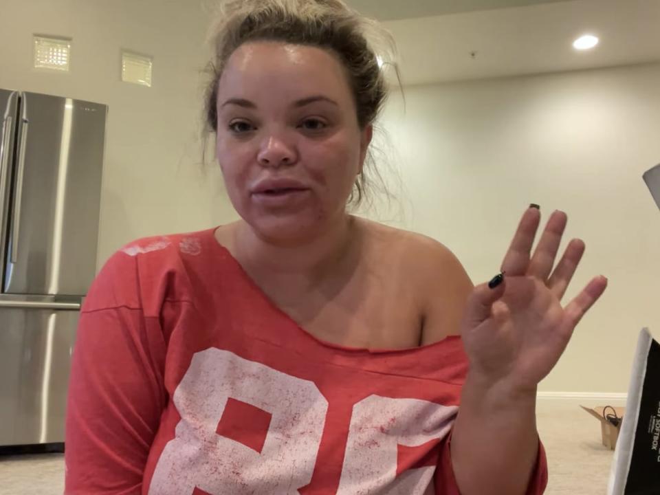 Trisha Paytas said the H3H3 Podcast crew is upset with her after an outburst on "Frenemies."