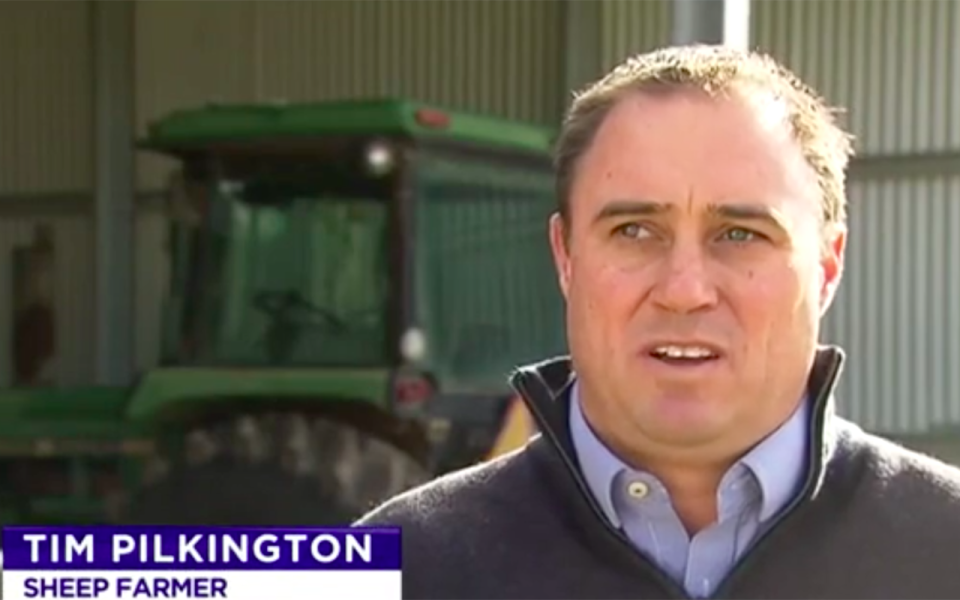 “It’s a great opportunity to make some good money,” sheep farmer Tim Pilkington said. Source: 7 News