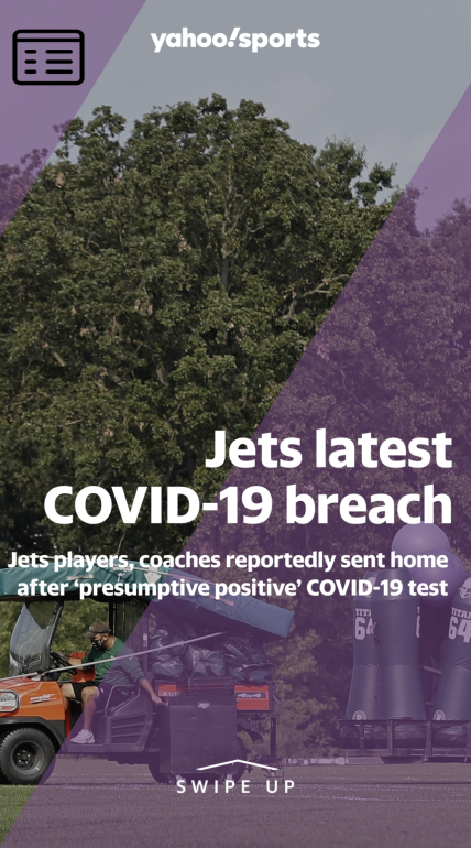 A 'presumptive positive' COVID-19 test sends Jets' personnel home