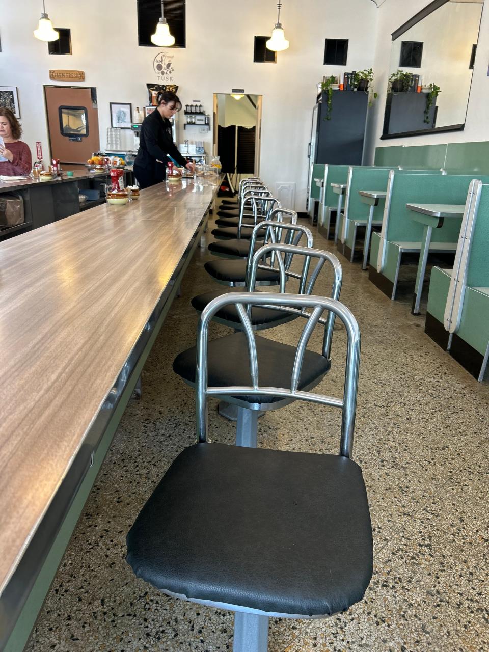 TUSK diner in Barberton has a retro vibe.