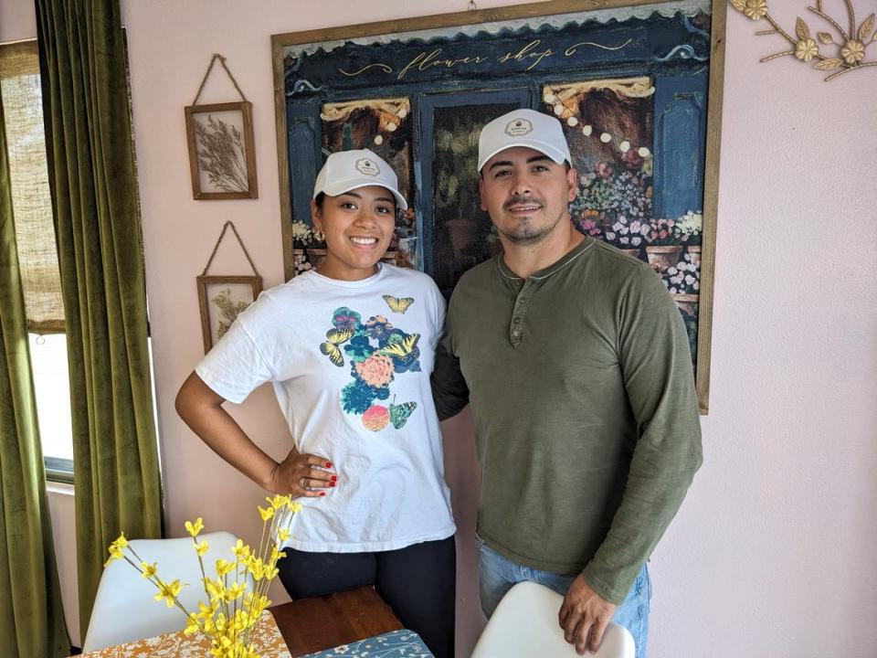 Noemi Carrillo and Salvador Abeja, the new owners of Azúcar, Old City Bakery in Collinsville