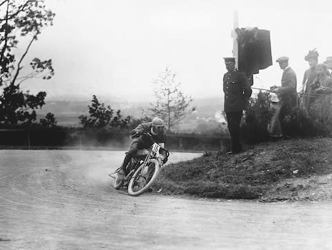 An early TT racer - Credit: GETTY