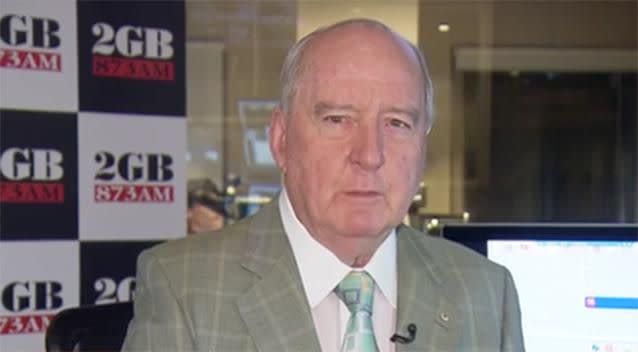 Alan Jones believes you can't create a law if you can't enforce it. Photo: 7 News