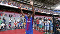 <p><span>Dembele emerged only at the start of last season, forcing his way into Dortmund’s line-up, the teenager was so effective that Barcelona saw him as the man to replace the departing Neymar and spent over </span><span>€100 million on him.</span><br>Age: 20<br>Valued: £52m<br>Nation: France<br></p>