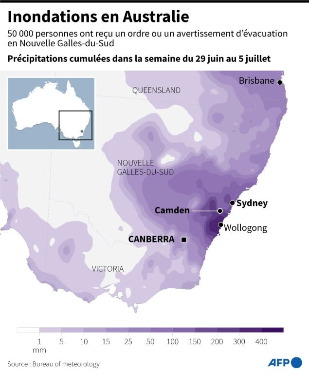 Inondations en Australie (AFP - )