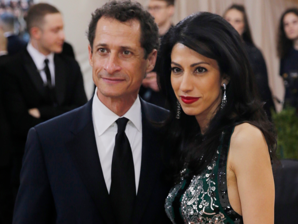 Anthony Weiner and Huma Abedin