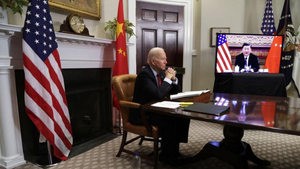 Biden y Xi Jinping