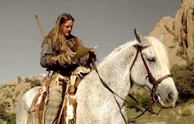 Brendan Fraser in "Texas Rising"