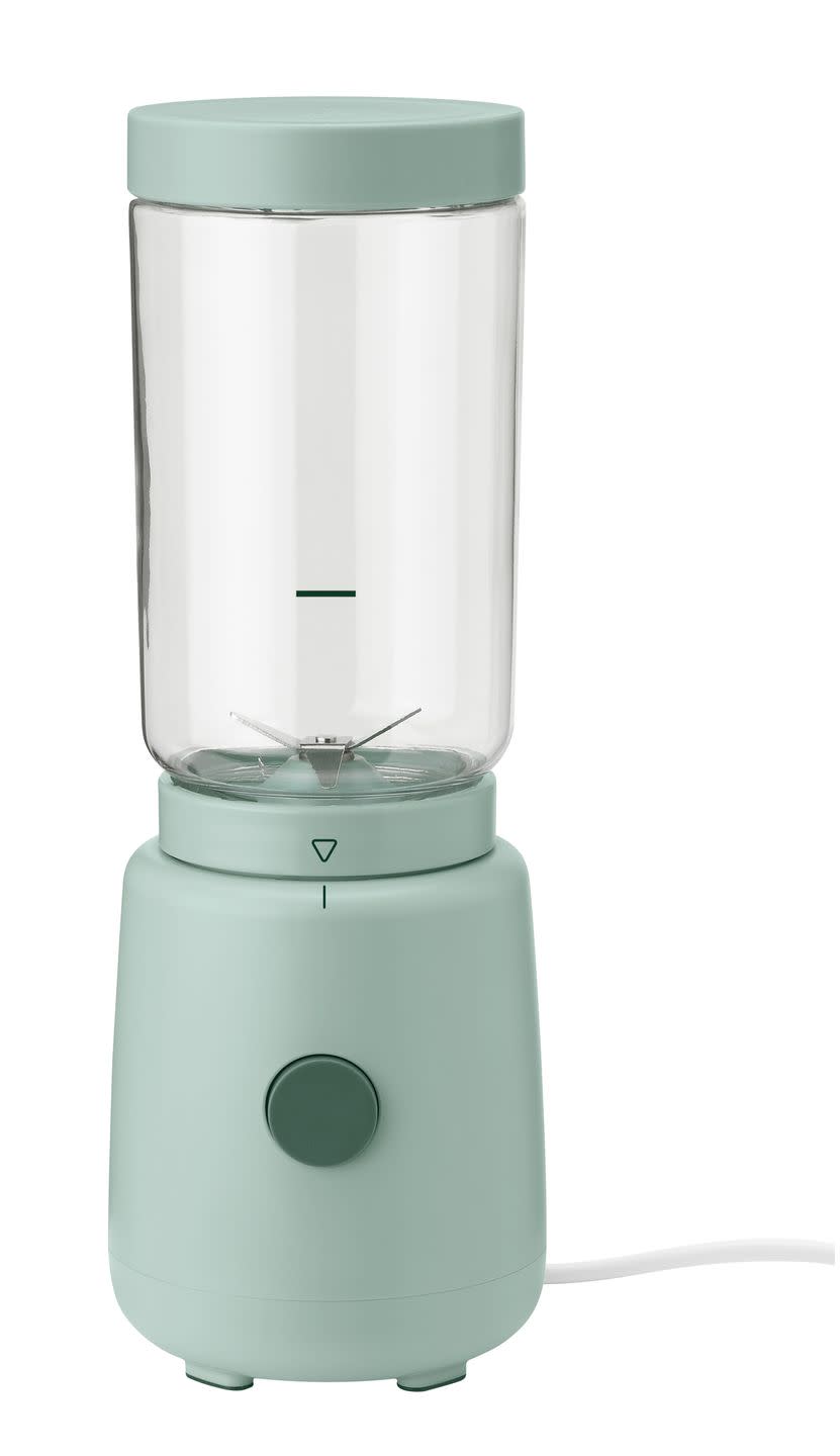 <p>Rig-Tig’s ‘Foodie’ range comes in pretty pastel shades, making designs like its handy blender worthy of a spot on any kitchen worktop. Smoothie blender, £46.95, <a href="https://www.skandium.com/" rel="nofollow noopener" target="_blank" data-ylk="slk:skandium.com;elm:context_link;itc:0;sec:content-canvas" class="link ">skandium.com</a></p>