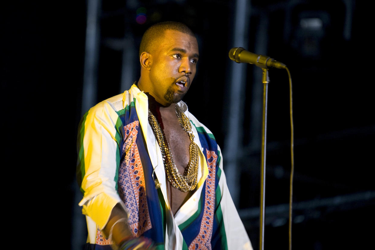 Kanye West performs at Coachella in 2011. (Photo: Wendy Redfern/Redferns)