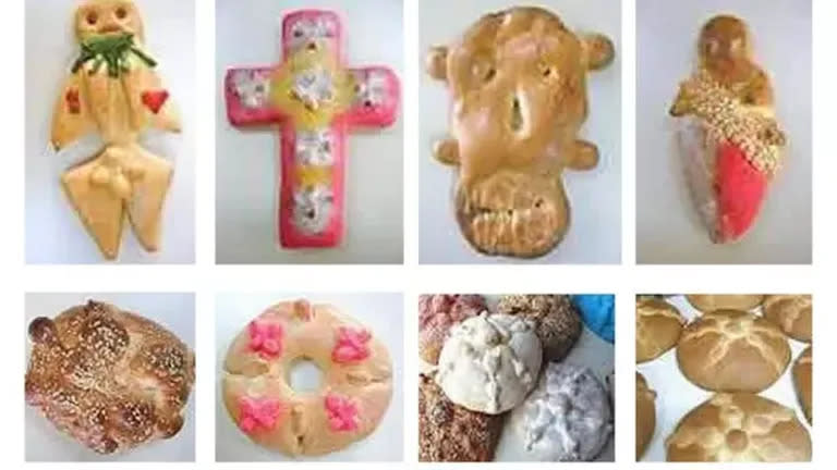 Las variedades de pan de muerto responden a las tradiciones de cada región de México.