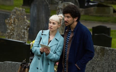 Lydia Wilson and Joel Fry - Credit: BBC