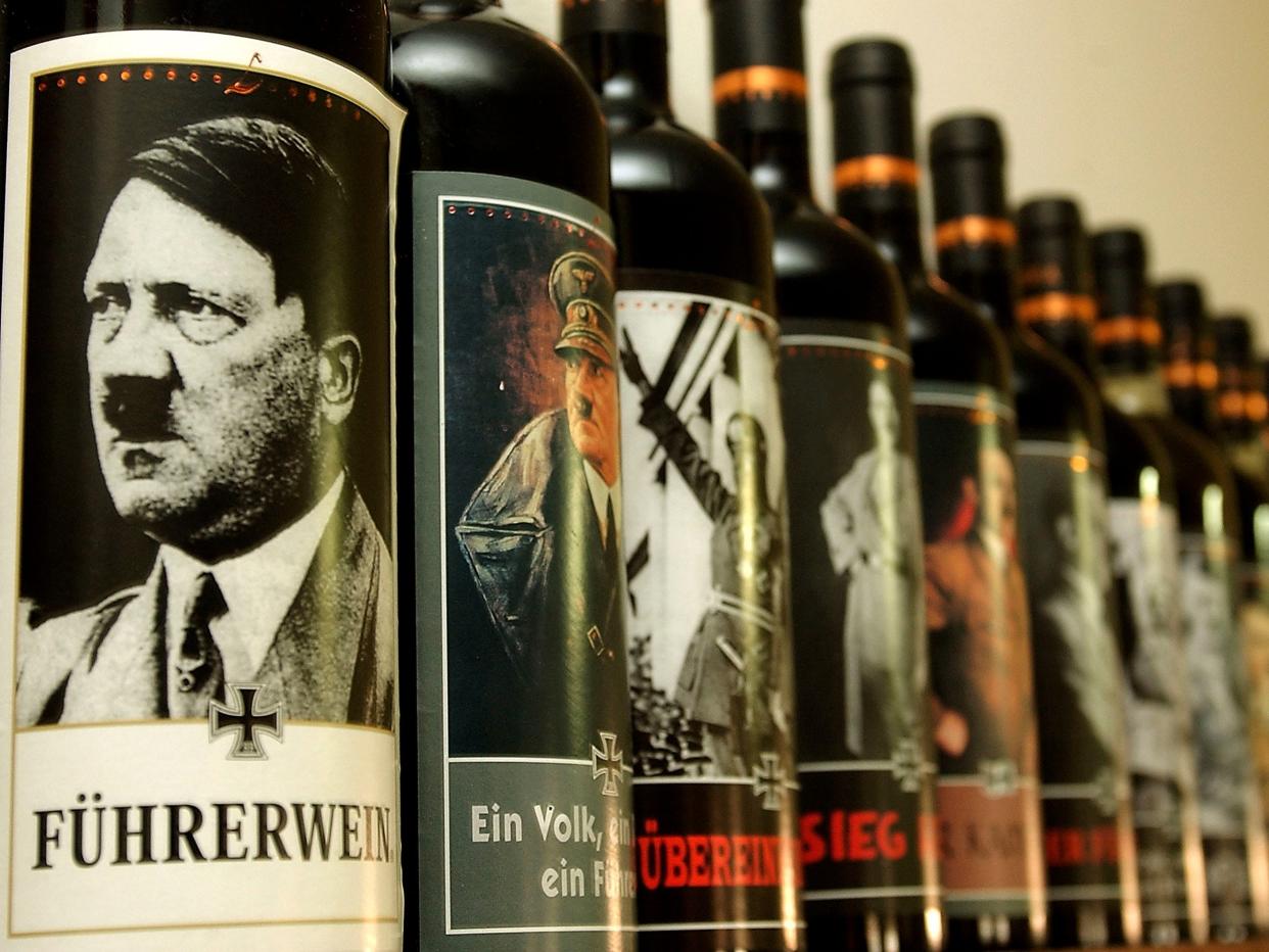 Hitler wine bottles