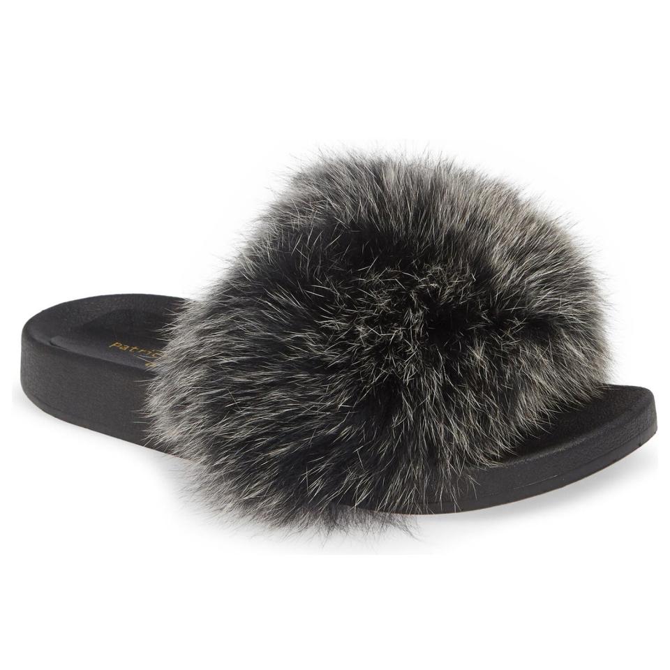 Faux Fur Slippers Fuzzy Slides