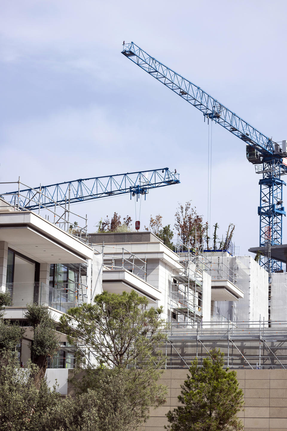 Residences under construction