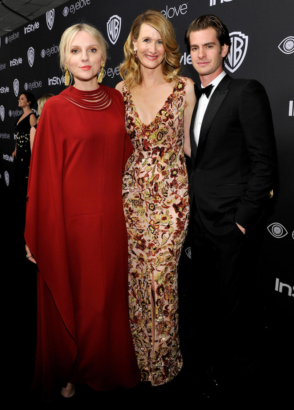 Laura Brown, actors Laura Dern, and Andrew Garfield