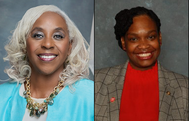 Yolanda Flowers (left) and Sen. Malika Sanders-Fortier of Selma are in the Democratic runoff for governor.