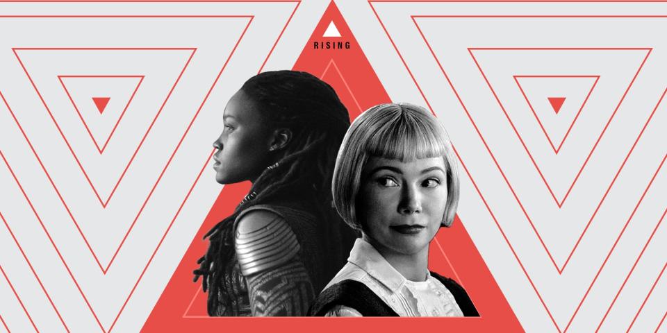 Lupita Nyong'o in Black Panther: Wakanda Forever and Michelle Williams in The Fabelmans