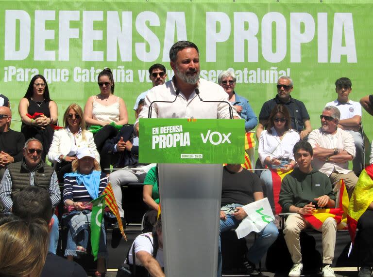 05/05/2024 El presidente de Vox, Santiago Abascal POLITICA