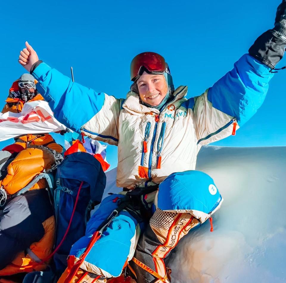 Lucy Westlake became the youngest woman from the U.S. to summit Mount Everest on May 12, 2022.