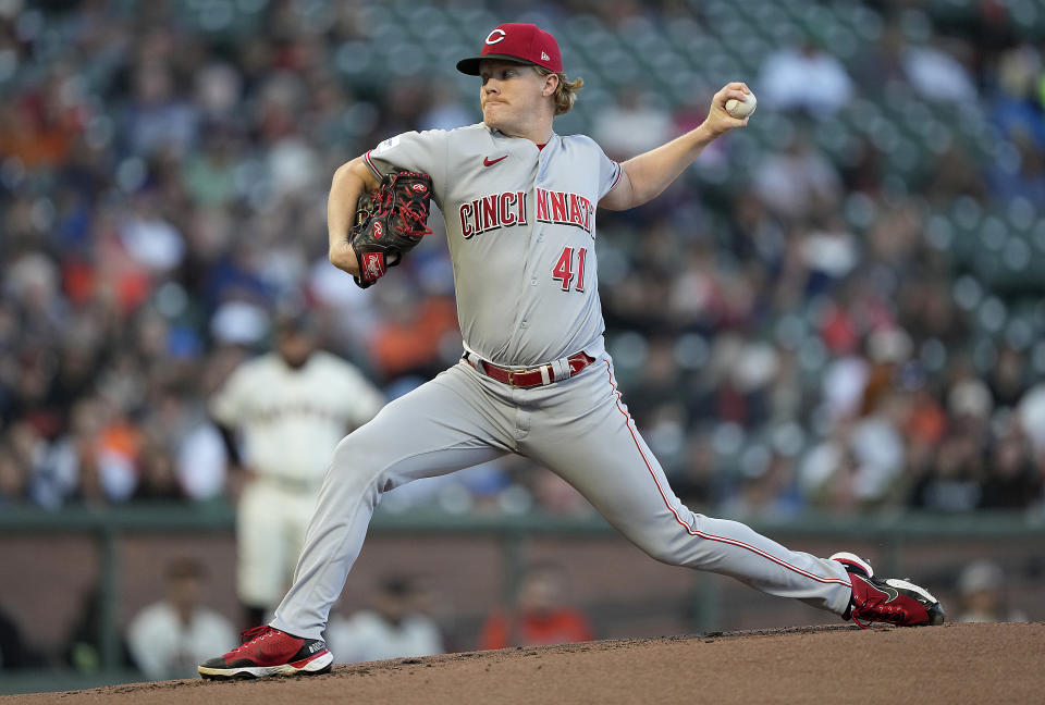 辛辛那提紅人Andrew Abbott。（Photo by Thearon W. Henderson/Getty Images）