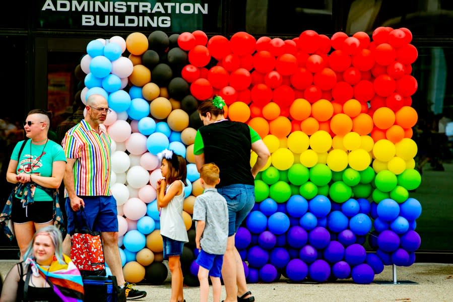 Grand Rapids Pride Festival on Saturday, June 22, 2024. (Michael Buck/WOOD TV8)