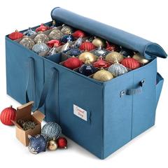  BALEINE Plastic Christmas Ornament Storage Box with