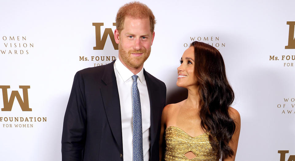 Prince Harry and Meghan Markle at the MS Foundation for Women Awards