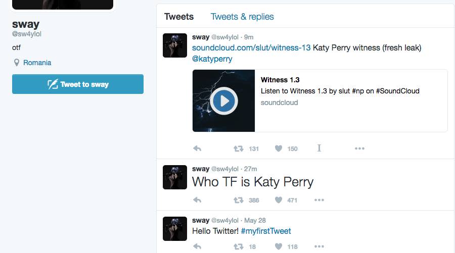 Katy Perry's Twitter Was Hacked — And the Hacker Leaked an Alleged New Song