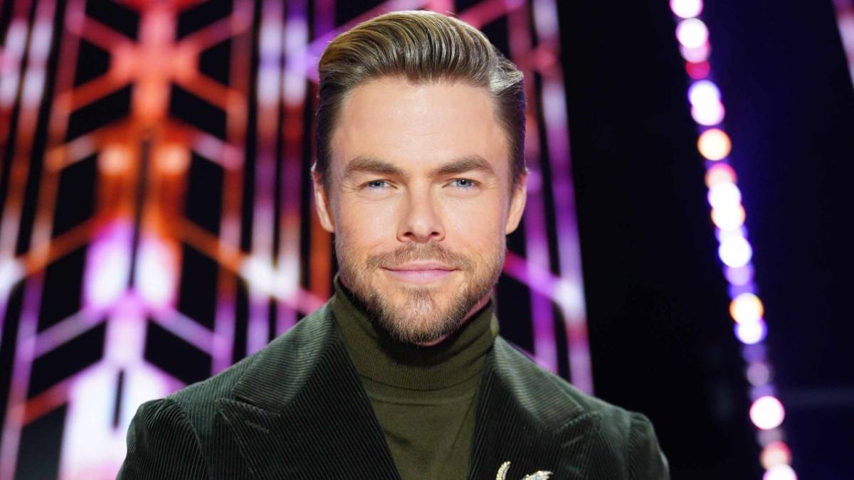 Derek Hough Says Len Goodman’s Death Was a ‘Huge Shock,’ Recalls ‘Inappropriate’ and ‘Funny’ Gift He Received