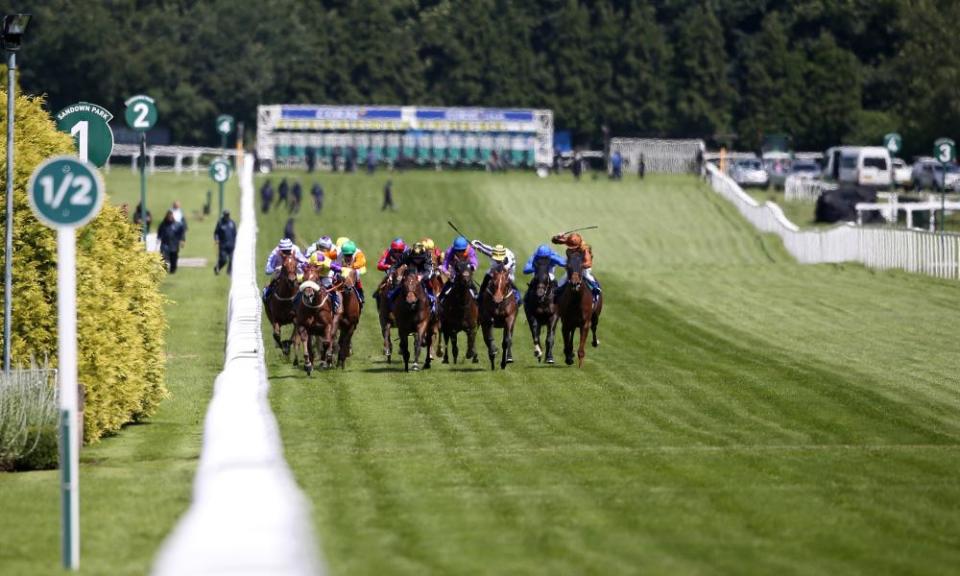 Flat racing returns to Sandown Park on Friday.