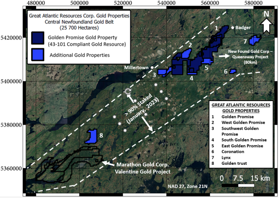 Great Atlantic Resources Corp., Thursday, February 16, 2023, Press release picture