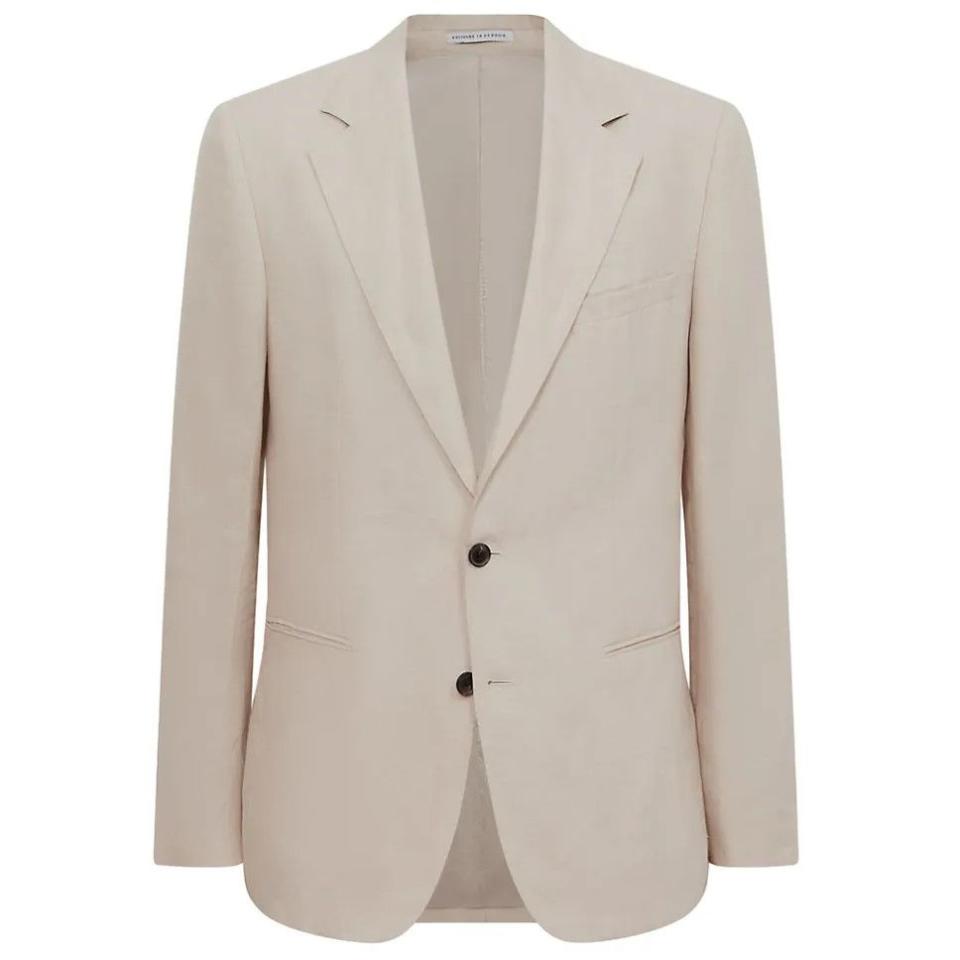 <p><a href="https://go.redirectingat.com?id=74968X1596630&url=https%3A%2F%2Fwww.saksfifthavenue.com%2Fproduct%2Freiss-kin-two-button-blazer-0400019196092.html%3Fdwvar_0400019196092_color%3DSTONE&sref=https%3A%2F%2Fwww.menshealth.com%2Fstyle%2Fg44370433%2Ftravel-blazers-for-men%2F" rel="nofollow noopener" target="_blank" data-ylk="slk:Shop Now;elm:context_link;itc:0;sec:content-canvas" class="link ">Shop Now</a></p><p>Kin Two-Button Blazer</p><p>$545.00</p>